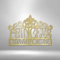 Princess Crown Monogram - Steel Sign-Steel Sign-custom-metal-wall-art.com