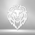 Lion Head - Steel Sign-Steel Sign-custom-metal-wall-art.com