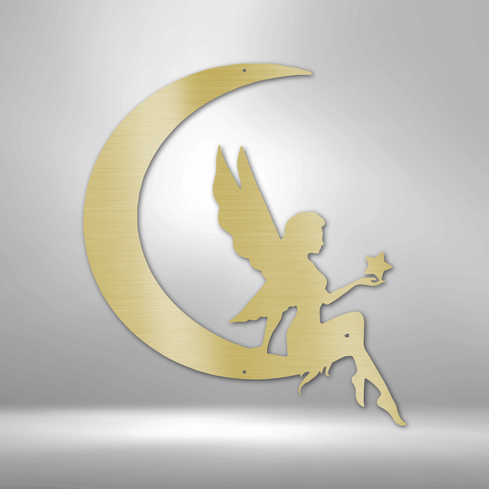 Fairy Moon - Steel Sign-Steel Sign-custom-metal-wall-art.com