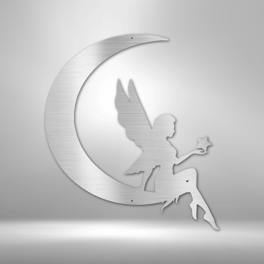 Fairy Moon - Steel Sign-Steel Sign-custom-metal-wall-art.com