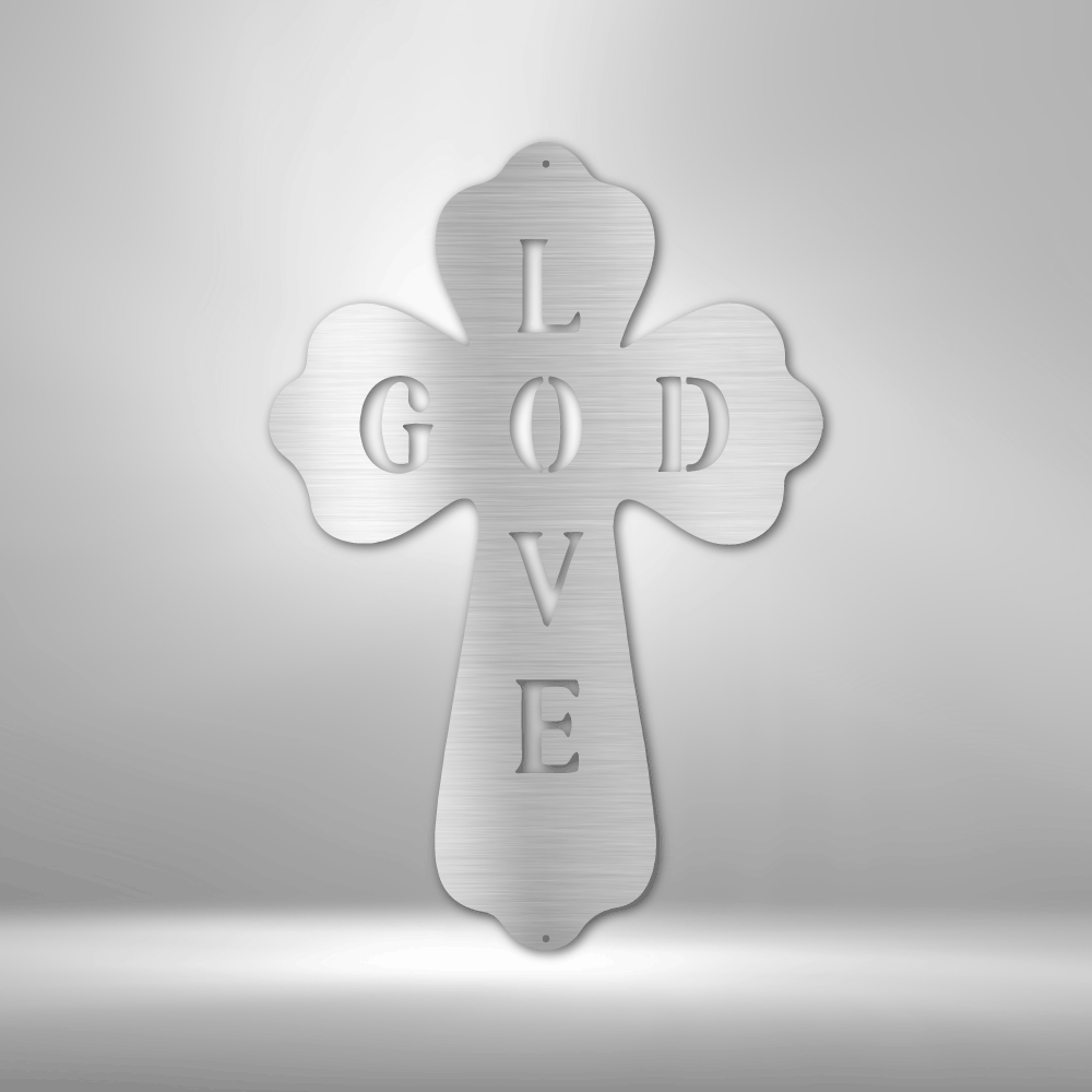 God Love - Steel Sign-Steel Sign-custom-metal-wall-art.com