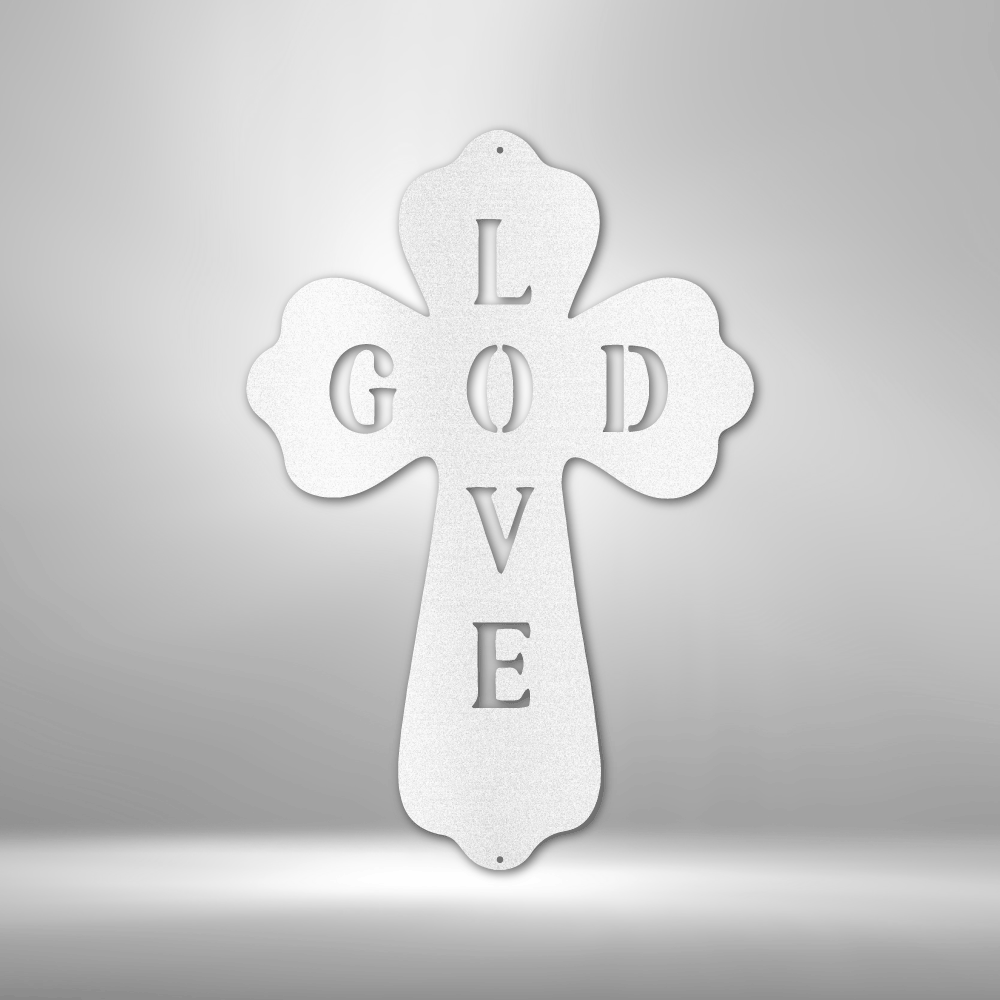 God Love - Steel Sign-Steel Sign-custom-metal-wall-art.com