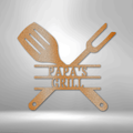 Grilling Utensils - Steel Sign-Steel Sign-custom-metal-wall-art.com