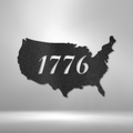 1776 - Steel Sign-Steel Sign-custom-metal-wall-art.com