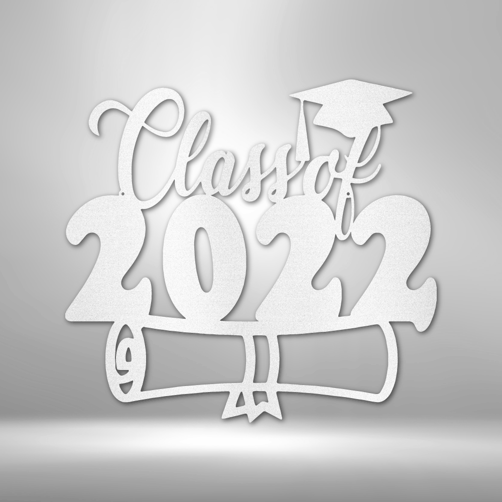 Class of 2022 Diploma - Metal Sign-Steel Sign-custom-metal-wall-art.com