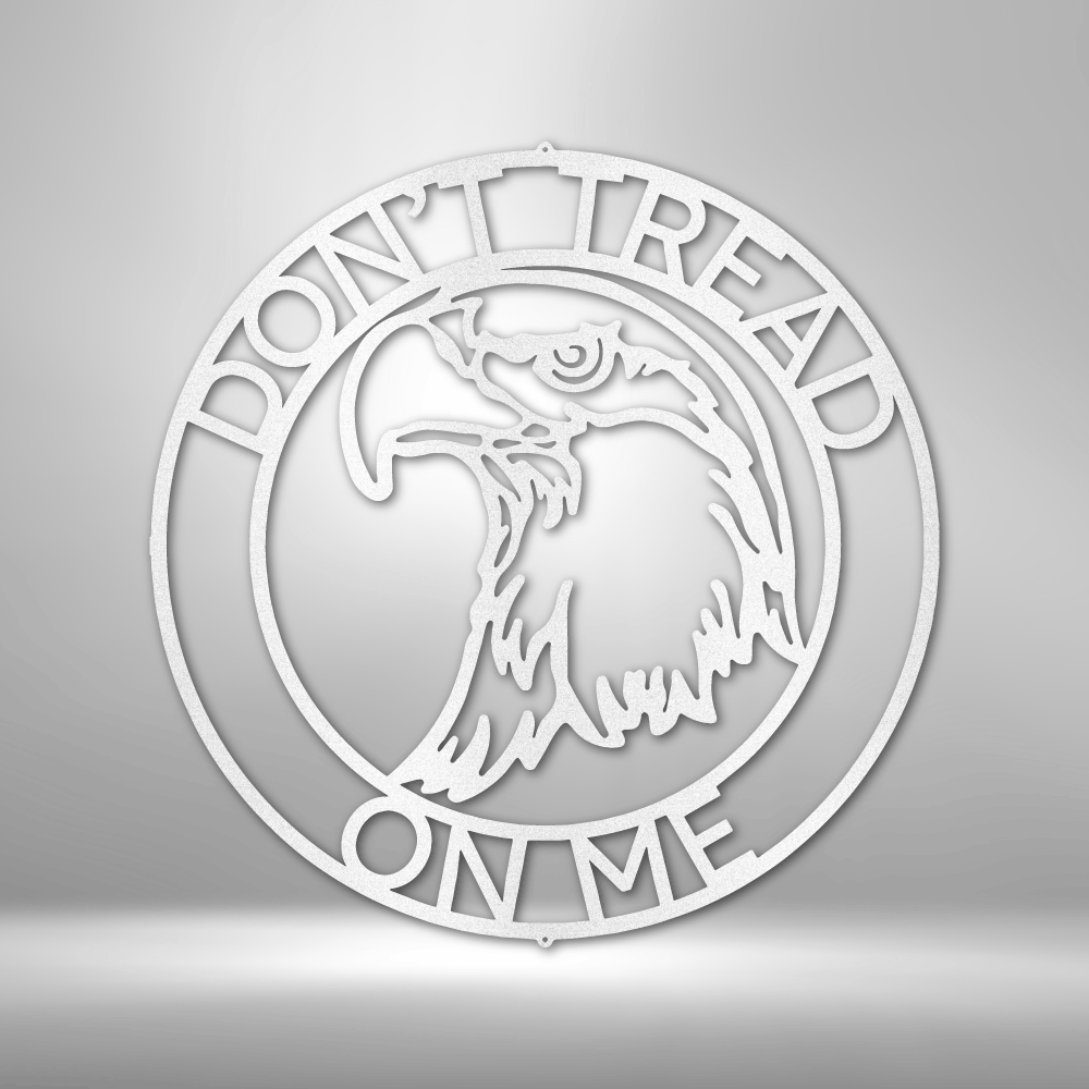 Eagle Head Ring Monogram - Steel Sign-Steel Sign-custom-metal-wall-art.com