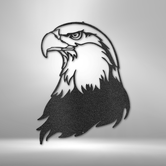 Bald Eagle Head - Steel Sign-Steel Sign-custom-metal-wall-art.com