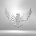 Patriotic Eagle - Steel Sign-Steel Sign-custom-metal-wall-art.com