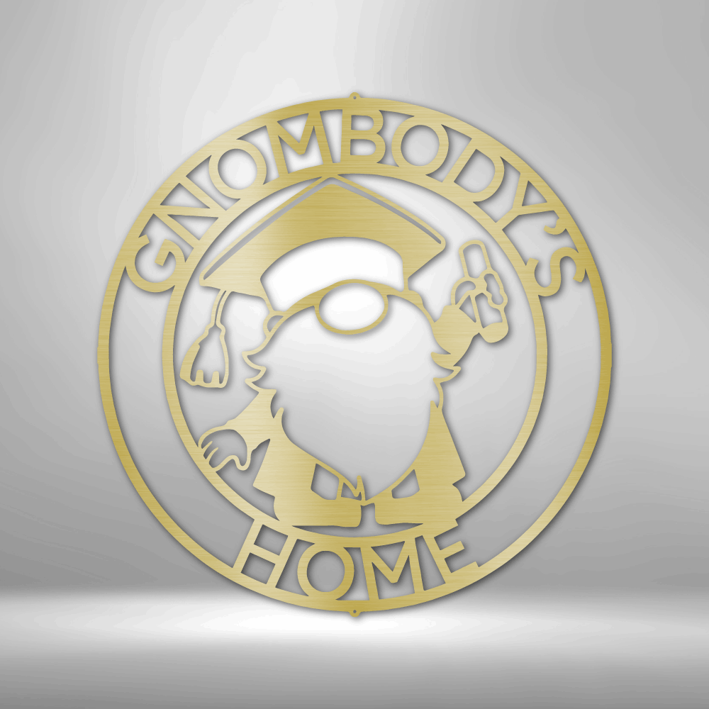 Gnome Ring Monogram - Steel Sign-Steel Sign-custom-metal-wall-art.com