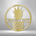 Pineapple Monogram - Steel Sign-Steel Sign-custom-metal-wall-art.com