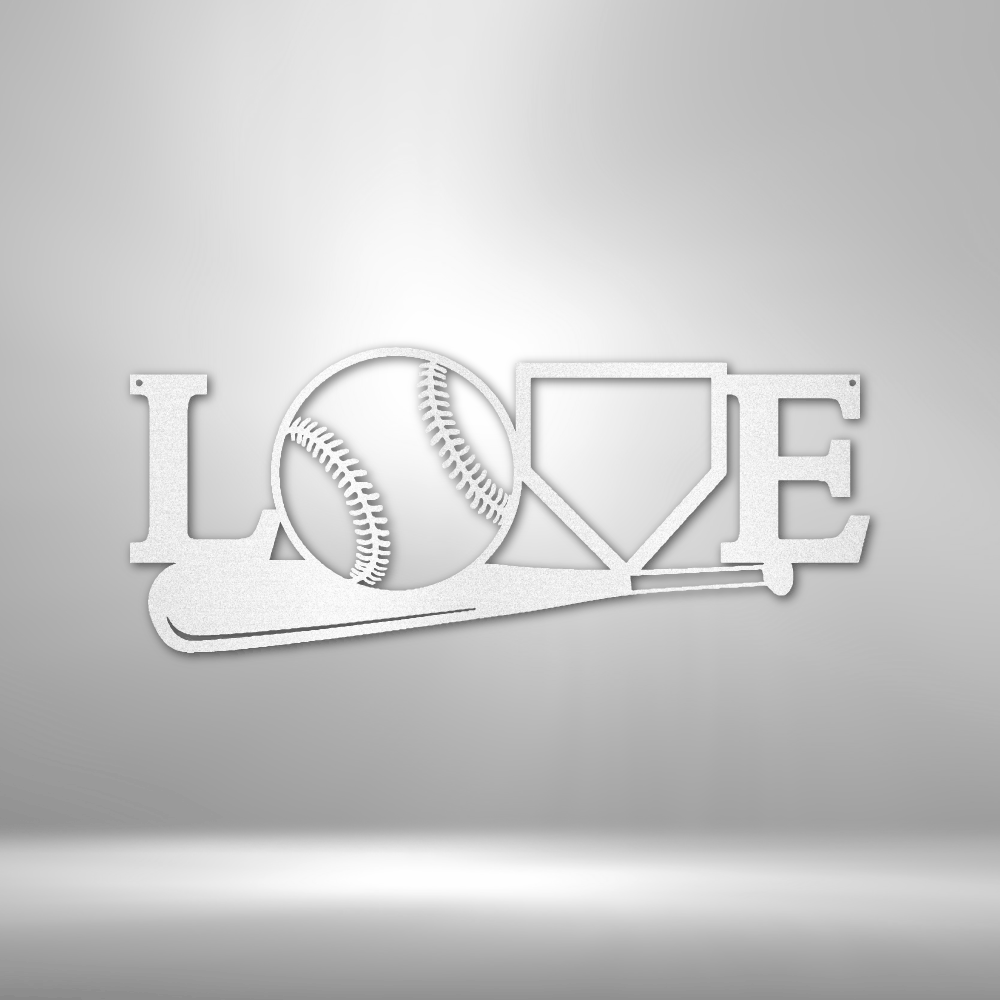 For The Love Of The Game - Metal Sign-Steel Sign-custom-metal-wall-art.com