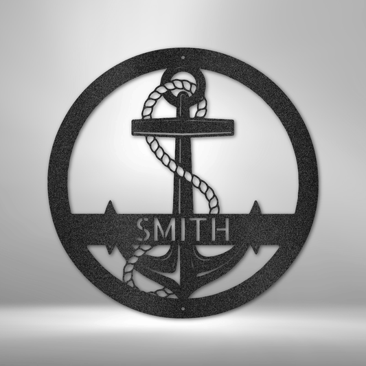 Elaborate Anchor - Steel Sign-Steel Sign-custom-metal-wall-art.com