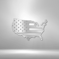 USA Flag - Steel Sign-Steel Sign-custom-metal-wall-art.com