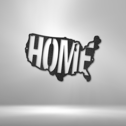 USA Home - Steel Sign-Steel Sign-custom-metal-wall-art.com