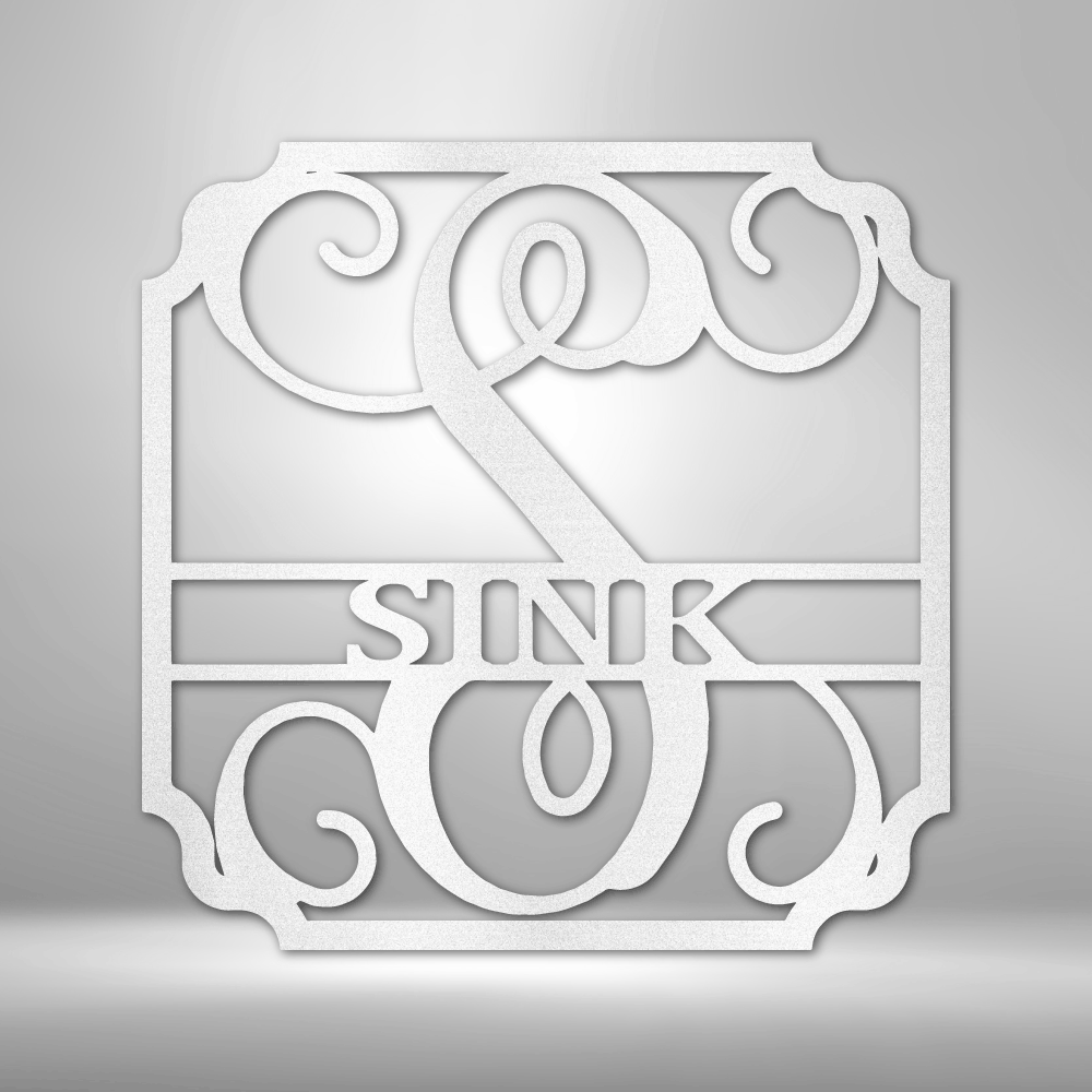 Classic Family Name - Steel Sign-Steel Sign-custom-metal-wall-art.com