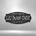 Personalized Lil Man Cave - Steel Sign-Steel Sign-custom-metal-wall-art.com