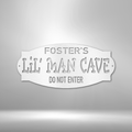 Personalized Lil Man Cave - Steel Sign-Steel Sign-custom-metal-wall-art.com